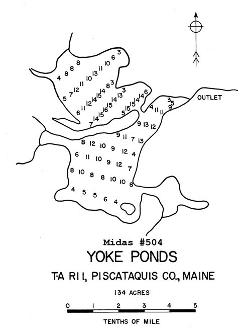 Lakes Of Maine Lake Overview Yoke Ponds Ta R11 Wels Piscataquis
