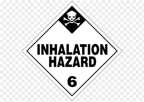 Dangerous Goods Placard Hazard Label HAZMAT Class 2 Gases PNG Image
