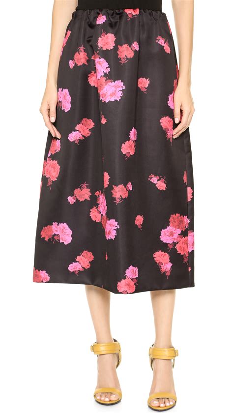 Lyst N°21 Floral Maxi Skirt Floral In Pink
