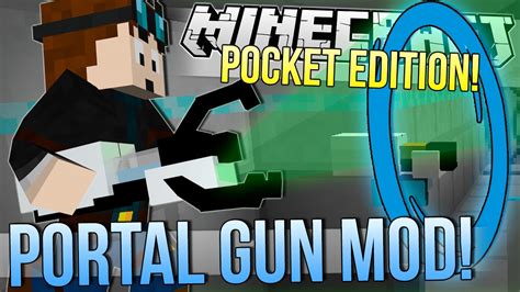 Get minecraft pe minecraft pe forum minecraft pe wiki. Minecraft Pocket Edition | PORTAL & GRAVITY GUN MOD! | Mod ...