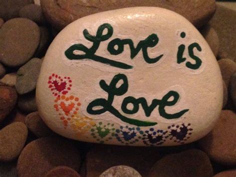 The Love Is Love Stone Is A Beautiful Message Great Gift For A Home