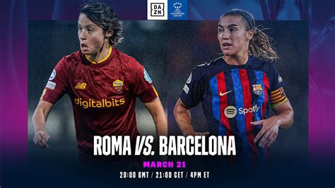 as roma vs barcelona uefa women s champions league 2022 23 quarter final first leg full match