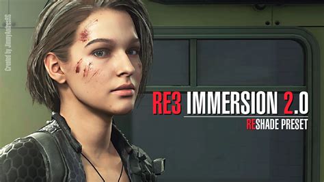 Resident Evil 3 Re3 Immersion Reshade