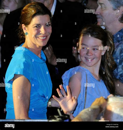 Princess Caroline Of Monaco L With Her Daughter Alexandra Of Hanover