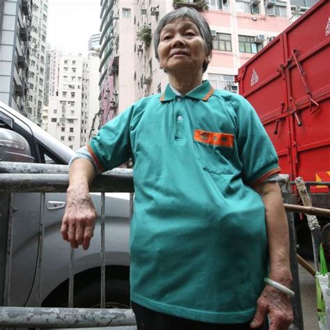 elderly cleaner welcomes hong kong government move to drop fine for dumping water in a wan chai
