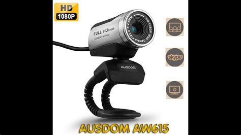 Ausdom Aw Webcam Hd P Usb Videollamada Alta Definici N