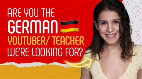 become a german youtube teacher spring languages