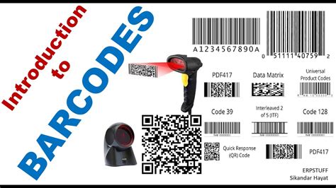 Introduction To Barcodes Different Types Of Barcodes Qr Codes Youtube