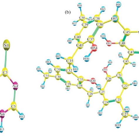 A Structure Of Mercaptopurine Molecule And B Molecular Structure