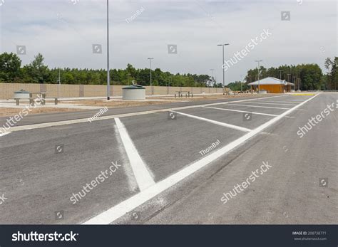 New Constructed Parking At The Highway Imagen De Archivo Stock 208738771 Shutterstock