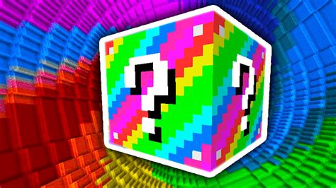 Minecraft 1v1v1v1 Rainbow Lucky Block Dropper Minecraft Mods W