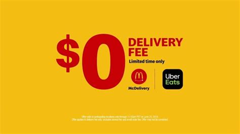 Mcdonalds Mcdelivery Tv Commercial We Deliver Happy 0 Delivery