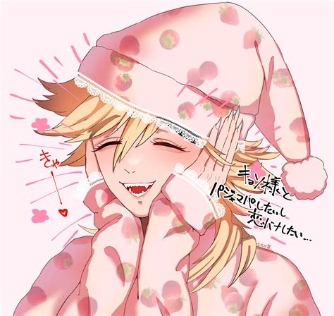 Safebooru 1boy Alternate Costume Blonde Hair Blush Closed Eyes