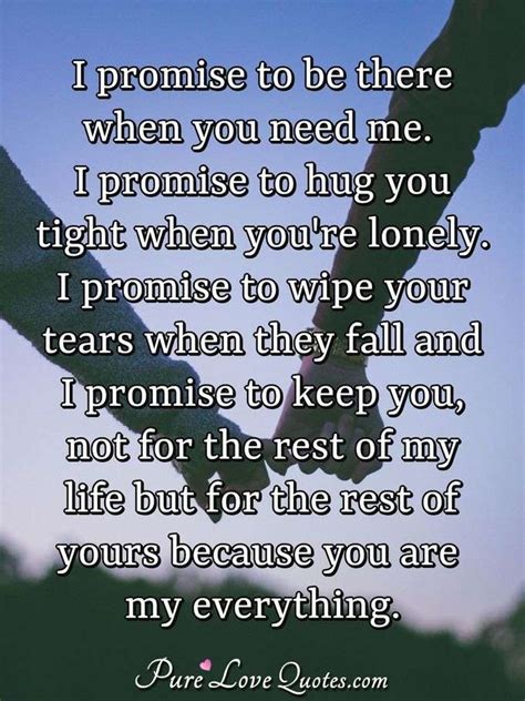 I Promise To Be By Your Side Forever And For Always I Love You Purelovequotes