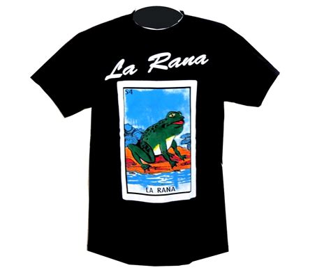 54 La Rana Mexican Loteria T Shirts Tees Cotton Shirts