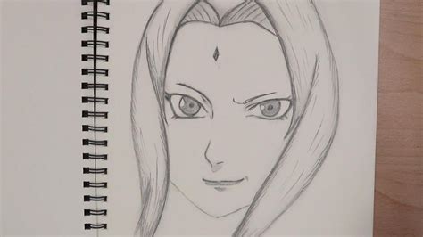 How To Draw Tsunade Easy Drawing Naruto Anime Step By Step YouTube