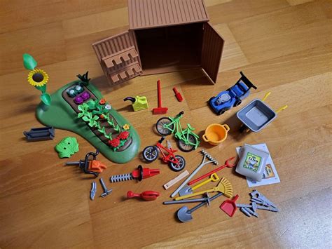 Playmobil 6558 Gartenschuppen Mit Gemüsebeet Kaufen Auf Ricardo