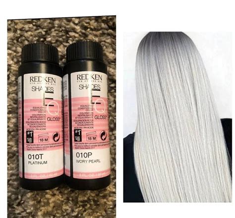 Redken Shades Eq 10p Ivory Pearl And 10t Platinum Etsy
