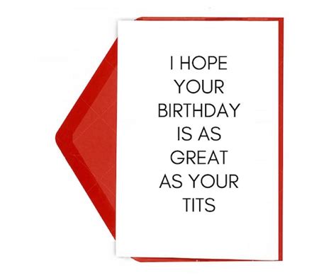 Great Birthday Tits Card Funny Cards Funny By Musthavethese
