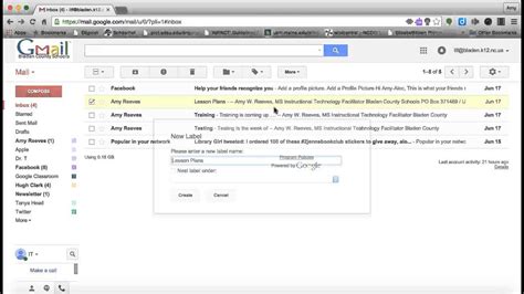 Organizing Your Gmail Into Folders Youtube