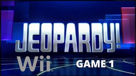 Jeopardy Wii Game 1 Ripalextrebek Youtube