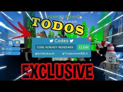 🎊5m event🎊 is here along with update 8! TODOS CÓDIGOS ATIVOS DO UNBOXING SIMULATOR! - ROBLOX - YouTube