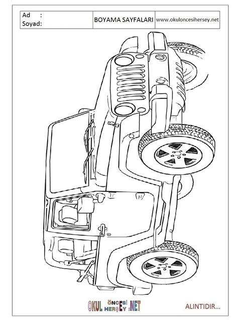 Lamborghini boyama sayfalari from www.okuloncesihersey.net. Jeep Boyama Sayfaları