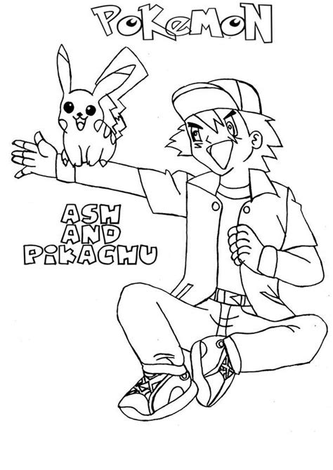 Pokemon quest arcanine how to get and what recipe to cook. Ash Ketchum And Pikachu Best Friend Forever On Pokemon Coloring Page : Coloring Sky