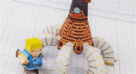 This Nintendo Fan Created Papercraft Breath Of The Wild Toys A