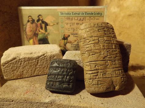 Sumerian Cuneiform Writing Tablets Replica Set Ancient Writing Of