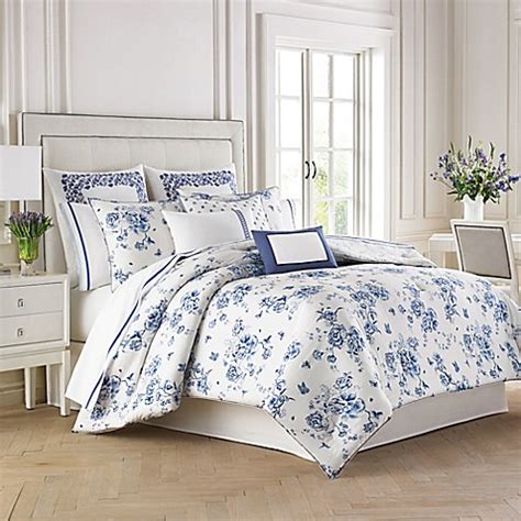 Absolutely delighted with them, they are so soft and luxurious and look pure luxury this is my 2nd set of sheets from white and green. Wedgwood® China Blue Floral Duvet Cover Set - Bed Bath ...