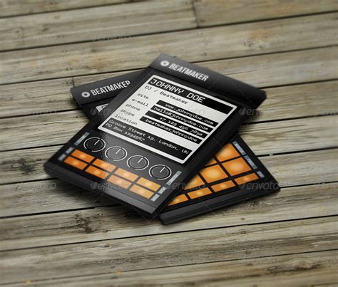 Get the look you want without the hassle. Pro Beatmaker DJ Business Card by vinyljunkie | GraphicRiver