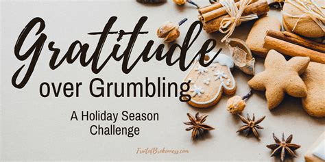 Its That Time Of Year Again Lets Take The Gratitude Over Grumbling