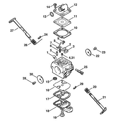 Stihl Ms 170 Chainsaw Ms170c E Parts Diagram Carburetor C1q S57a