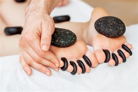 Free Photo Hot Stone Massage