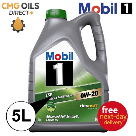 Mobil 1 Esp X2 0w 20 Advanced Fully Synthetic Engine Oil 5 L 153684