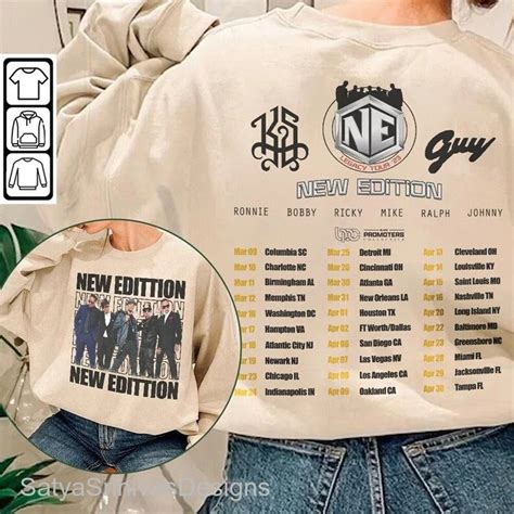 New Edition Legacy Tour 2023 Shirt Vintage New Edition Shirt Etsy