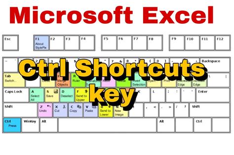 Microsoft Excel Ctrl Shortcuts Keys