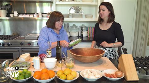 Garten's mother in law bought her a subscription for time life cookbooks series and influenced her. Ina Garten shows us how to make the perfect vinaigrette ...