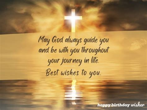 May God Always Guide You Happy Birthday Wisher