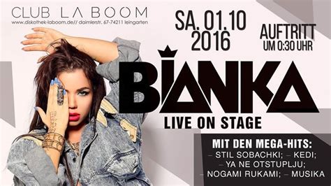 Bilder Bianka Live On Stage La Boom In Leingarten 01102016