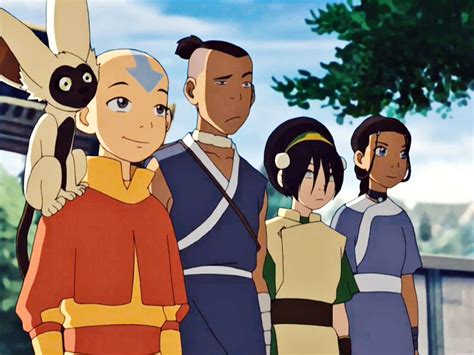 Momo And Aang And Sokka And Katara And Toph Surprise Image Avatar