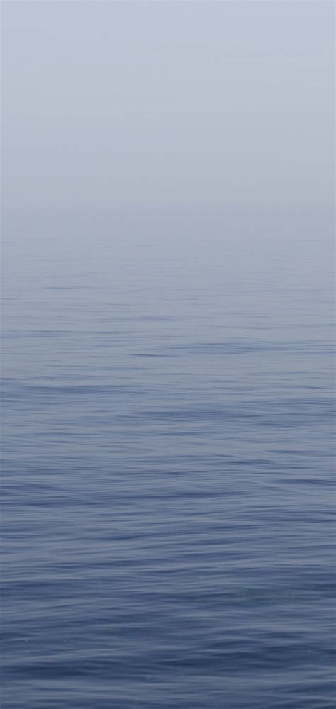 Sea Surface Blue Sky Wallpaper 1440x3040