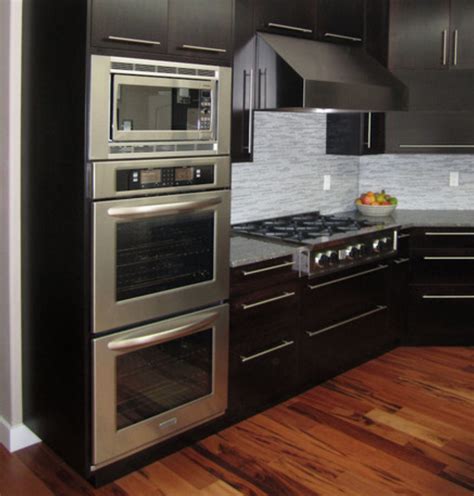 Positioning Of Wall Oven Microwave Stove Top Kitchen Designs Layout