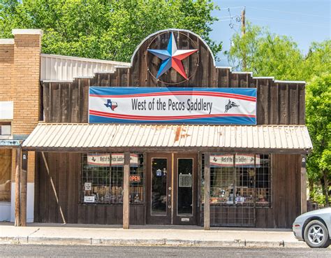 West Of The Pecos Saddlery Pecos Texas May 3 2014 By K Flickr