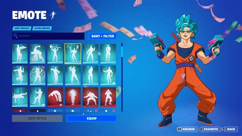 Son Goku Dancing In Fortnite Og Emotes And New Tiktok Emotes Take The