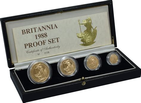 1988 Britannia Proof Gold Coin Collection From Uk