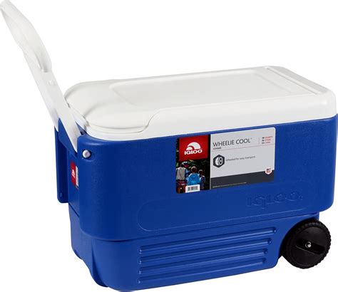Amazon Ice クーラー 38クォートローリングアイスチェスト 車輪付き このアイスボックスは食品ビール飲み物を冷たく保つ