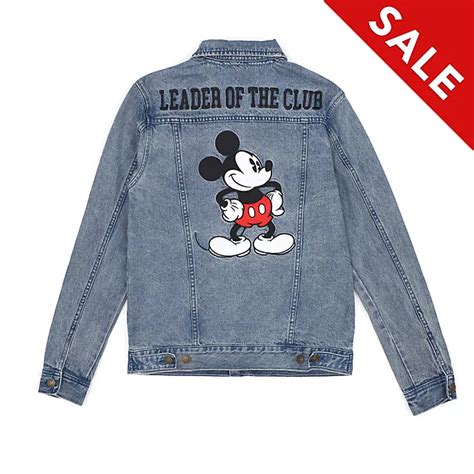 Disney Store Mickey Mouse Denim Jacket For Adults Shopdisney Uk