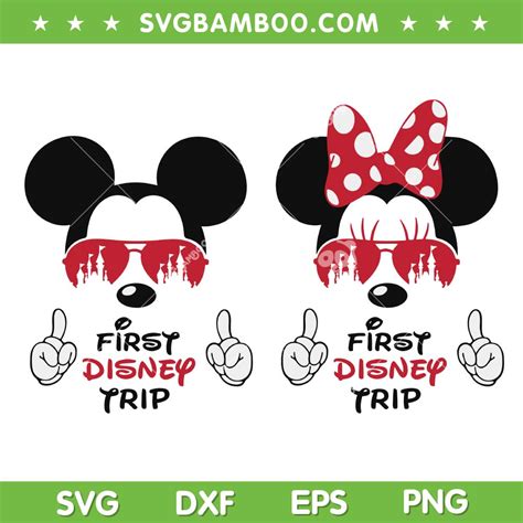 First Disney Trip Svg Png